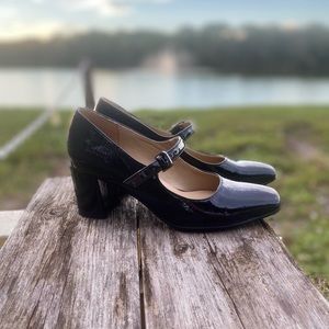 Naturalizer Black Patent Mary Janes